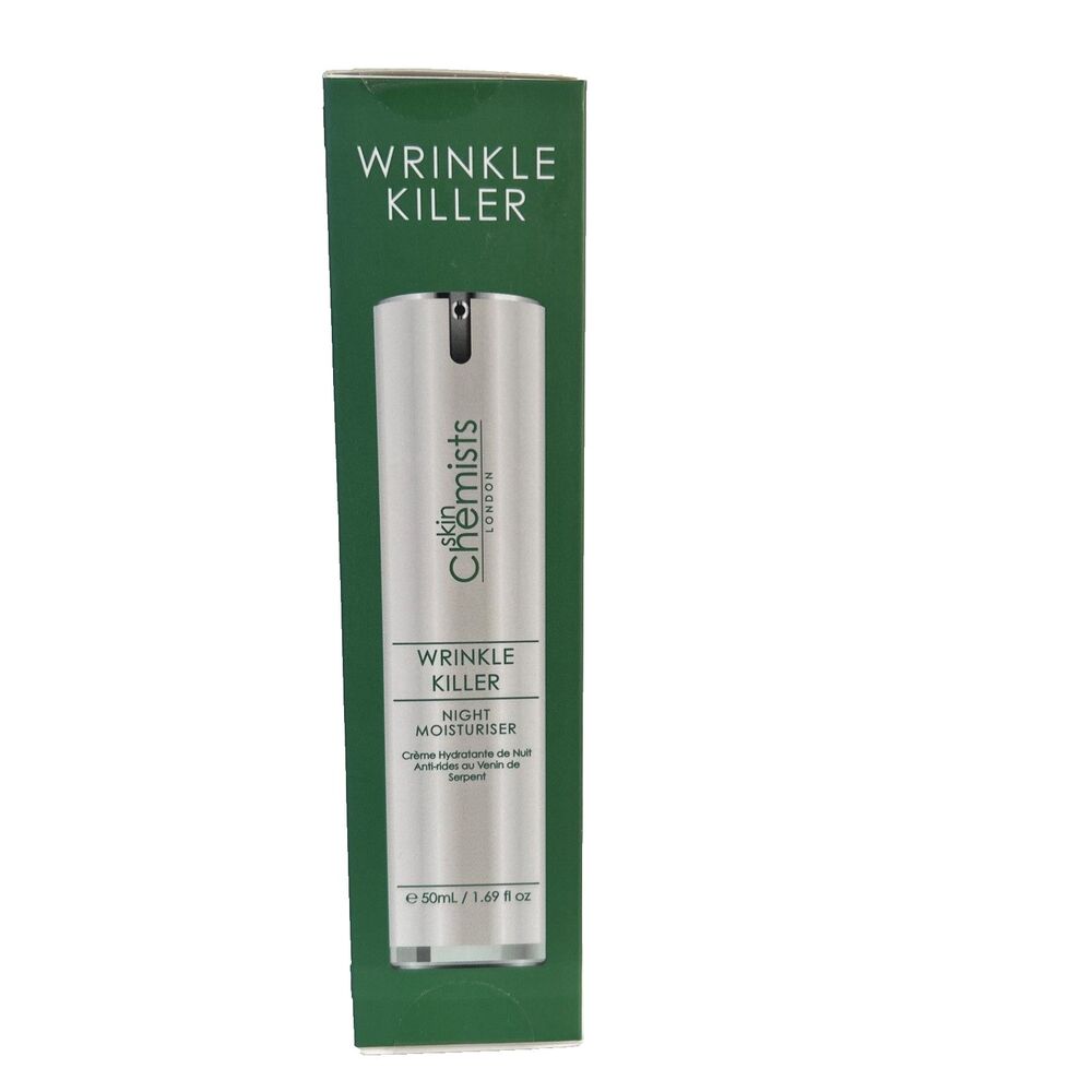 skinchemists Wrinkle Killer Night Moisturizer 1.69 fl oz/ 50 ml  New Sealed